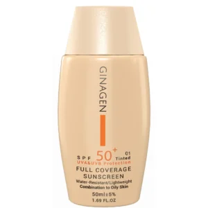 کرم ضد آفتاب رنگی مدل Full Coverage با spf 50 مناسب پوست چرب و مختلط حجم 50 میلی لیتر