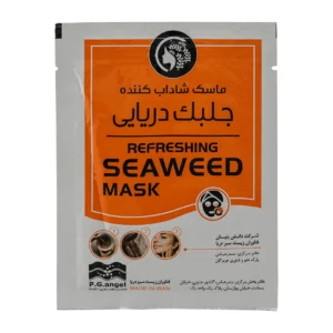 ماسک صورت ساشه ای جلبک دریایی فناوران زیست سبز دریا مدل شاداب کننده بسته 6 عددی