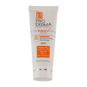 کرم ضد آفتاب رنگی پرودرما با SPF60 حجم 40 میلی لیتر