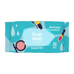دستمال مرطوب آرایشی گودمود مدل Moisturizer Vitamin B5 بسته 20 عددی