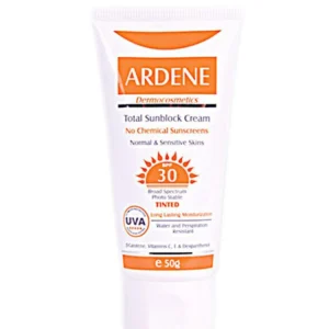 کرم ضد آفتاب رنگی آردن با SPF30 مناسب پوست نرمال و حساس حجم 50 گرم