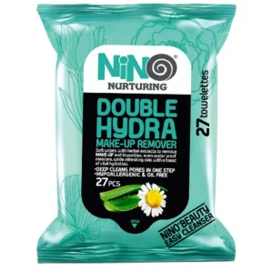 دستمال مرطوب آرایش پاک کن Double Hydra بسته 27 عددی نینو