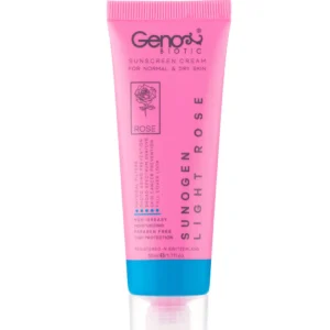 کرم ضد آفتاب رنگی ژنوبایوتیک مدل SunoGen با SPF50 مناسب پوست خشک و معمولی حجم 50 میلی لیتر