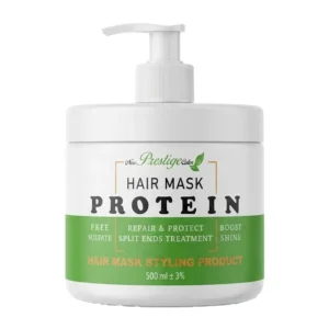 ماسک مو ترمیم کننده نیو پرستیژ کالر مدل Protein مناسب انواع مو حجم 500 میلی لیتر