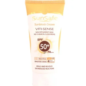 کرم ضد آفتاب رنگی سان سیف با SPF50 مناسب پوست حساس حجم 50 میلی لیتر