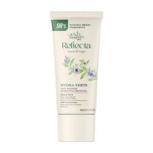 کرم ژل مرطوب کننده صورت و گردن ریفلکتا مناسب پوست خشک، حساس و مستعد به قرمزی حجم 40 میلی لیتر