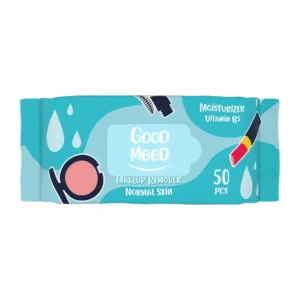 دستمال مرطوب آرایشی گودمود مدل Moisturizer Vitamin B5 بسته 50 عددی