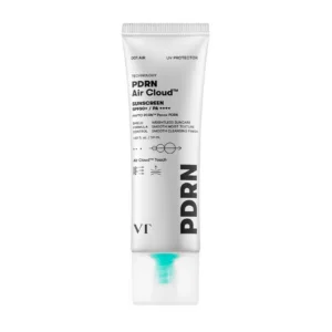 کرم ضد آفتاب آبرسان و سبک Air Cloud وی تی کازمتیکس حاوی PDRN دارای SPF+50 حجم 50 میلی لیتر