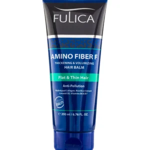 بالم مو نرم کننده و حجم دهنده فولیکا مدل Amino Fiber حاوی آرگان مناسب مو کم و نازک حجم 200 میلی لیتر