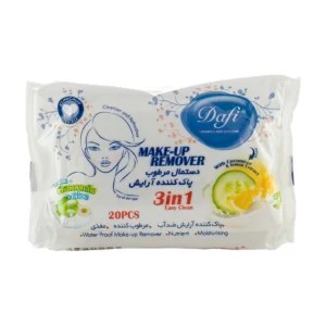 دستمال مرطوب پاک کننده آرایش 3 در 1 دافی