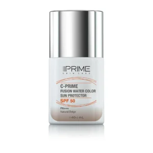 کرم ضد آفتاب فلوئیدی رنگی پرایم با SPF50 دارای ویتامین C حجم 40میلی لیتر
