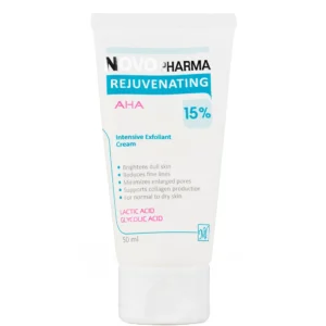 کرم جوان کننده AHA 15% نووفارما حجم 50میل مای فارما
