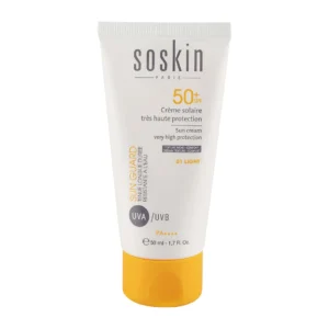 کرم ضد آفتاب رنگی سسکین با SPF50 مناسب پوست معمولی حجم 50 میلی لیتر