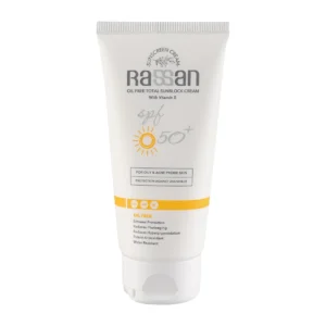 کرم ضد آفتاب بی رنگ راسن با SPF 50 مناسب پوست چرب و مستعد آکنه حجم 40 میلی لیتر