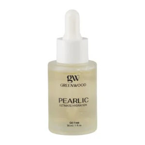 سرم آبرسان گرین وود مدل Pearlic حاوی هیالورونیک اسید و پروتئین مروارید حجم 30 میلی لیتر