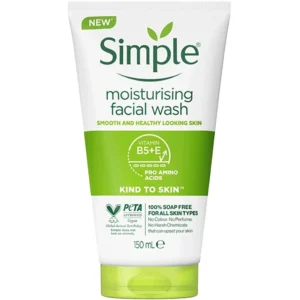 ژل شستشو صورت سیمپل مدل Moisturizing حجم 150 میلی لیتر