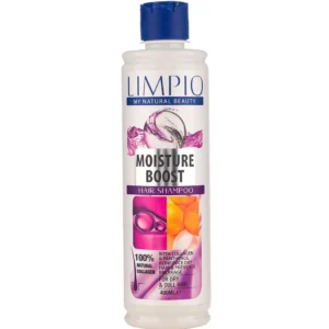 شامپو روزانه لیمپیو مدل  Moisture Boost حاوی کلاژن و پروتئین مناسب مو خشک حجم 400 میلی لیتر