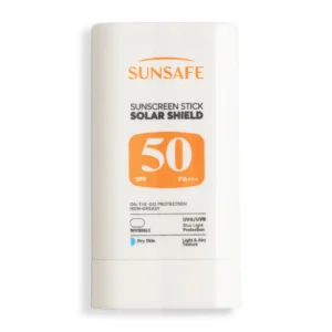 ضد آفتاب استیکی سان سیف مدل Solar Shield با SPF 50 مناسب پوست های خشک وزن 20 گرم