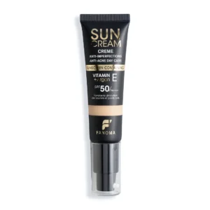 کرم ضد آفتاب رنگی بدون چربی و ضدجوش SPF 50 فانوما حجم 35 میلی لیتر