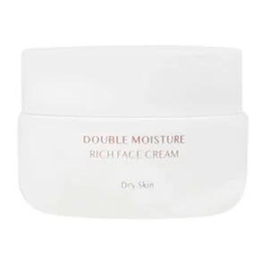 کرم مرطوب کننده و آبرسان صورت ام اچ آی مدل Double Moisture مناسب پوست خشک حجم 50 میلی لیتر