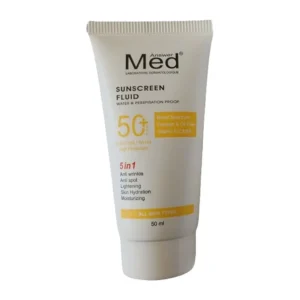 کرم ضد آفتاب رنگی مدانسر با SPF50 مناسب انواع پوست حجم 50 میلی لیتر