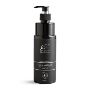ماسک مو ترمیم کننده دکتر تافی مدل Keratin And Biotin مناسب مو رنگ شده و آسیب دیده حجم 500 میلی لیتر