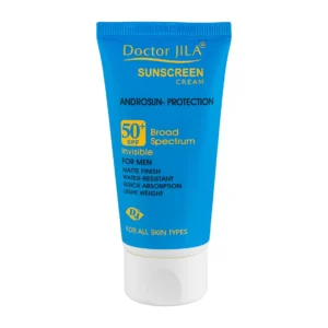 کرم ضد آفتاب بی رنگ دکتر ژیلا مدل Androsun با SPF50 مناسب آقایان حجم 50 میلی لیتر