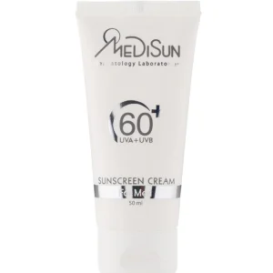 کرم ضد آفتاب بی رنگ مدیسان با SPF60 مناسب آقایان حجم 50 میلی لیتر