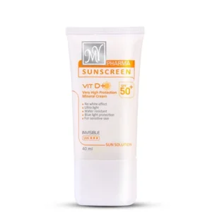 کرم ضد آفتاب بی رنگ مای فارما مدل Sun Solution با SPF50 مناسب پوست حساس حجم 40 میلی لیتر