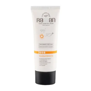 کرم ضد آفتاب بی رنگ راسن با SPF 30 مناسب پوست خشک و نرمال حجم 40 میلی لیتر
