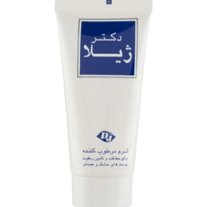 کرم مرطوب کننده دکتر ژیلا حاوی کلاژن مناسب پوست خشک و حساس وزن 50 گرم