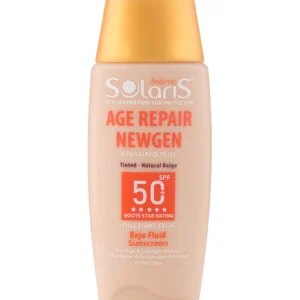 فلوئید ضد آفتاب آردن سولاریس با SPF 50 مناسب پوست دارای چروک سطحی رنگی حجم 75 میلی لیتر