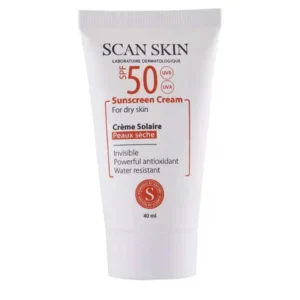کرم ضد آفتاب مخصوص پوست خشک اسکن اسکین دارای Spf50 حجم 40 میلی لیتر