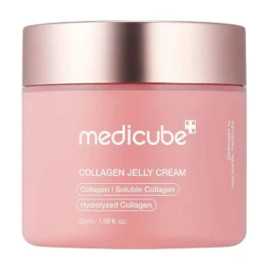 کرم ژل روشن کننده و لیفت کننده صورت مدی کیوب مدل Collagen Jelly حجم 50 میلی لیتر