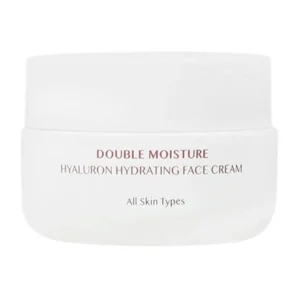 کرم مرطوب کننده و آبرسان صورت ام اچ آی مدل Double Moisture مناسب انواع پوست حجم 50 میلی لیتر
